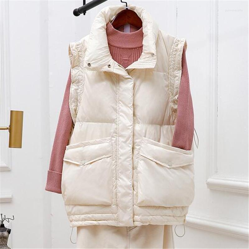 Autumn Winter Coat Women 90% White Duck Down Vest Solid Sleeveless Jacket Casual Loose Sleeveles Parkas Female1 Guin22, Khaki
Autumn Winter Coat Women 90% White Duck Down Vest Solid Sleeveless Jacket Casual Loose Sleeveles Parkas Female1 Guin22, Khaki