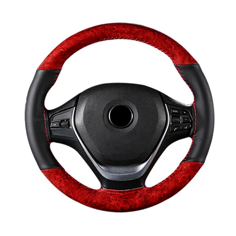 Steering Wheel Covers 38cm Leather Car Case Cover Braiding Sports Style BraidingSteering
Steering Wheel Covers 38cm Leather Car Case Cover Braiding Sports Style BraidingSteering