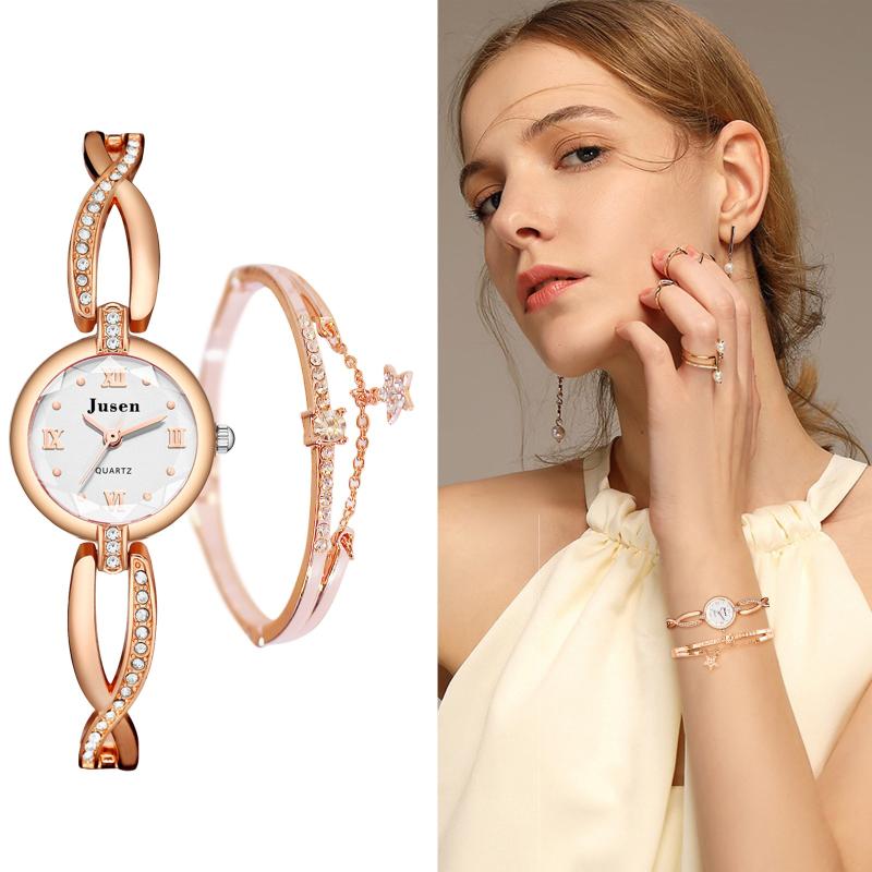 Wristwatches Women Watch 2022 Fashion Bracelet Wrist Set Diamond For Girls Dress Analog Quartz Watches Relogio Feminino MontreWristwatches
Wristwatches Women Watch 2022 Fashion Bracelet Wrist Set Diamond For Girls Dress Analog Quartz Watches Relogio Feminino MontreWristwatches