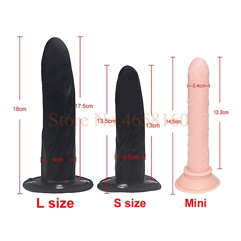 5 / 6 / 7 Inch Big G-Spot Dildo Strap-On Harness Kit Silicone Dildo Strapon Penis Bullet Vibrator Couples / Lesbian Sex Toys 220514