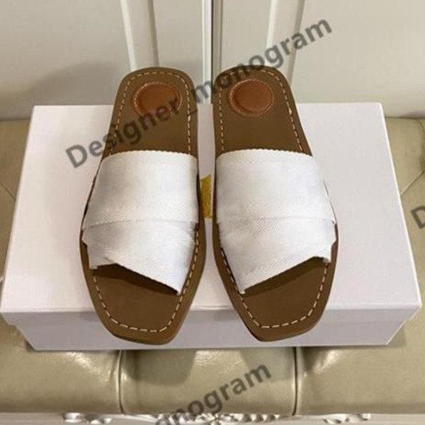 a1 New Cross Woven Roman Slippers Sandals Shoes Pearl Snake Print Slide Summer Wide Flat Lady Canvas Sandals luxurys designers Slipper, #13