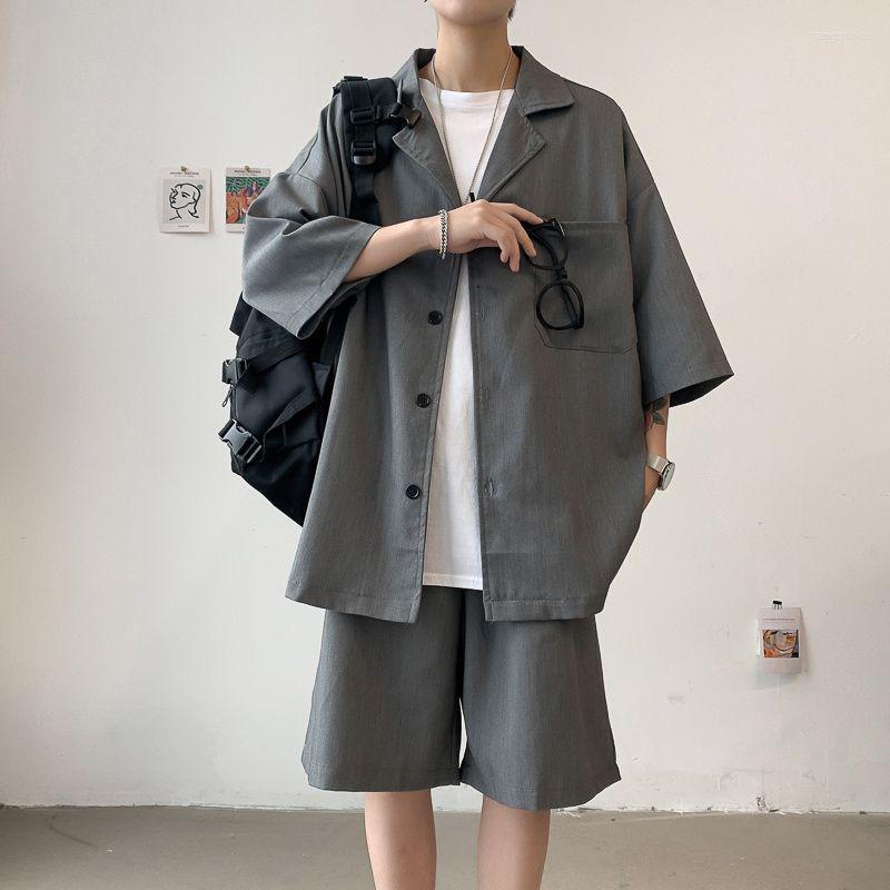 Men's Tracksuits Suit Short Sleeve Casual Summer Fashion Lovers Thin Shorts A Set Of Handsome Matching Shirt 2-piece, Black shorts
Men's Tracksuits Suit Short Sleeve Casual Summer Fashion Lovers Thin Shorts A Set Of Handsome Matching Shirt 2-piece, Black shorts