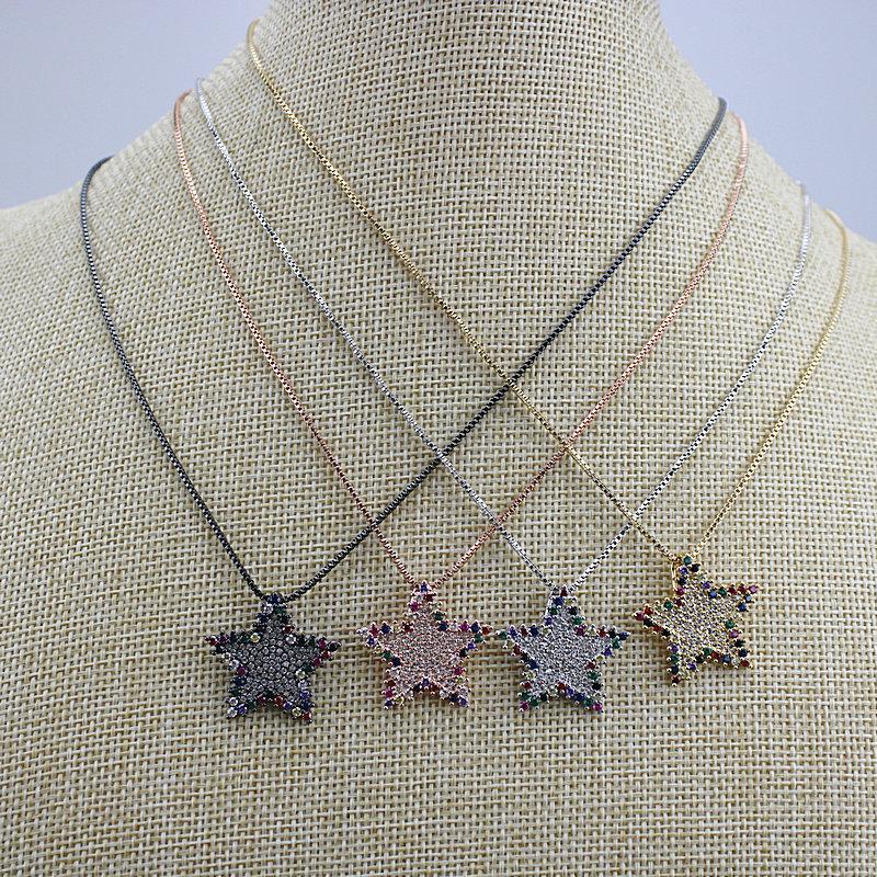 Pendant Necklaces 16inch 10str/lot Cz Necklace Handmade Star Shape Making JewelryPendant
Pendant Necklaces 16inch 10str/lot Cz Necklace Handmade Star Shape Making JewelryPendant