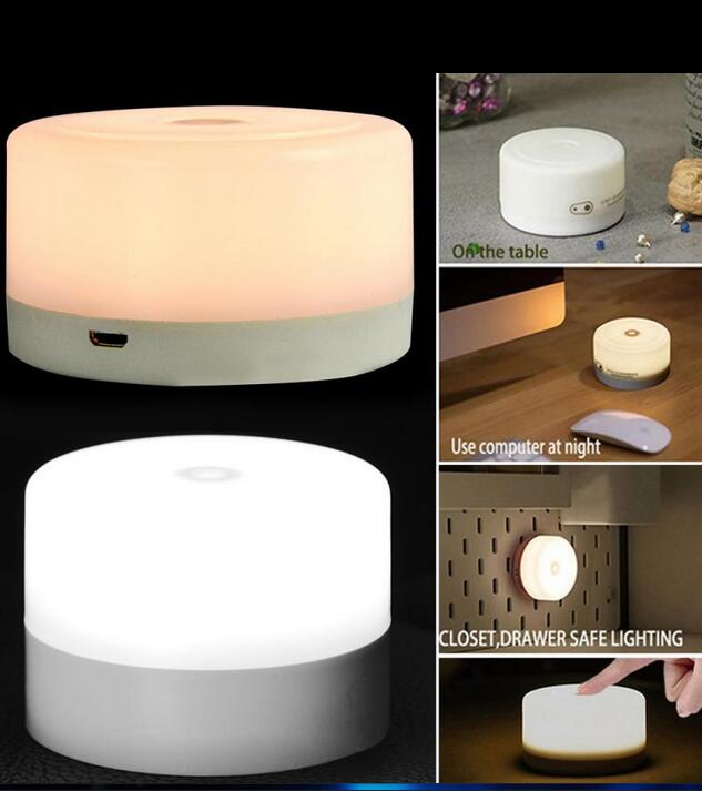 Led Portable USB Charging Lamp Mini Night Light Wireless Baby Nursery Kids Bedside Touch Light Rechargeable Breastfeeding Lamps