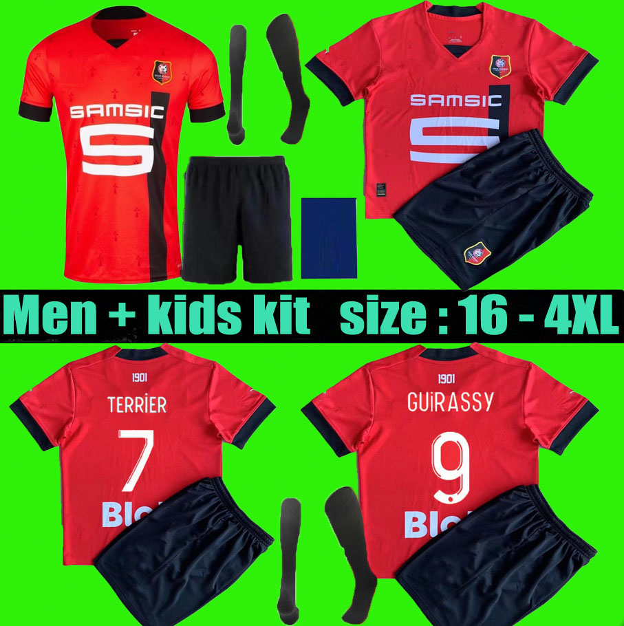 New 2022 2023 Stade Rennais soccer jerseys Rennes maillot de foot 22 23 SULEMANA BOURIGEAUD TERRIER DOKU Guirassy MAJER AGUERD TRAORE Men kids kits football shirt
New 2022 2023 Stade Rennais soccer jerseys Rennes maillot de foot 22 23 SULEMANA BOURIGEAUD TERRIER DOKU Guirassy MAJER AGUERD TRAORE Men kids kits football shirt