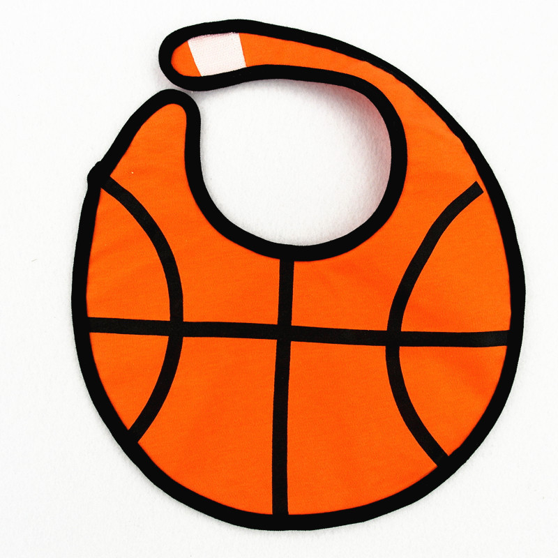 Baby Girl Boy Waterproof Towel Bib Kids Toddler Feeding Football Basketball Baseball Bibs Burp Cloths Baby Accessories 220511