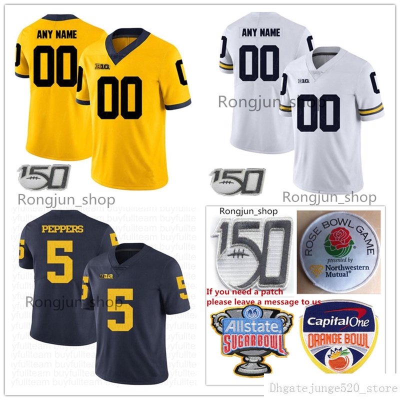 Custom College Football NCAA Michigan Wolverines 10 Tom Brady Jersey Legend 5 Jabrill Peppers 2 Charles Woodson Desmond Howard 56 LaMarr Woodley, As picture
Custom College Football NCAA Michigan Wolverines 10 Tom Brady Jersey Legend 5 Jabrill Peppers 2 Charles Woodson Desmond Howard 56 LaMarr Woodley, As picture
