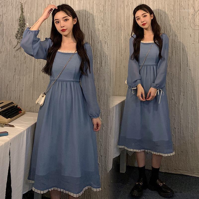 Casual Dresses Party Blue Sweet Midi Long Sleeved Plus Large Size Oversize Korean Fashion Kawaii Women'S Elegant Autumn
Casual Dresses Party Blue Sweet Midi Long Sleeved Plus Large Size Oversize Korean Fashion Kawaii Women'S Elegant Autumn