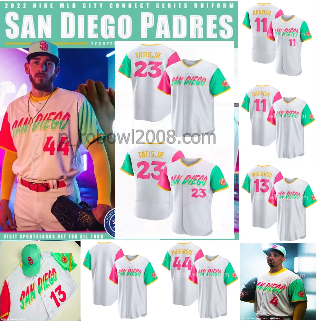 13 Manny Machado 2022 City Connect Padres Jersey 23 Fernando Tatis Jr. Yu Darvish Eric Hosmer Jake Cronenworth Joe Musgrove Tim Hill Ha-Seong Kim Blake Snell Luke Voit, Men
13 Manny Machado 2022 City Connect Padres Jersey 23 Fernando Tatis Jr. Yu Darvish Eric Hosmer Jake Cronenworth Joe Musgrove Tim Hill Ha-Seong Kim Blake Snell Luke Voit, Men