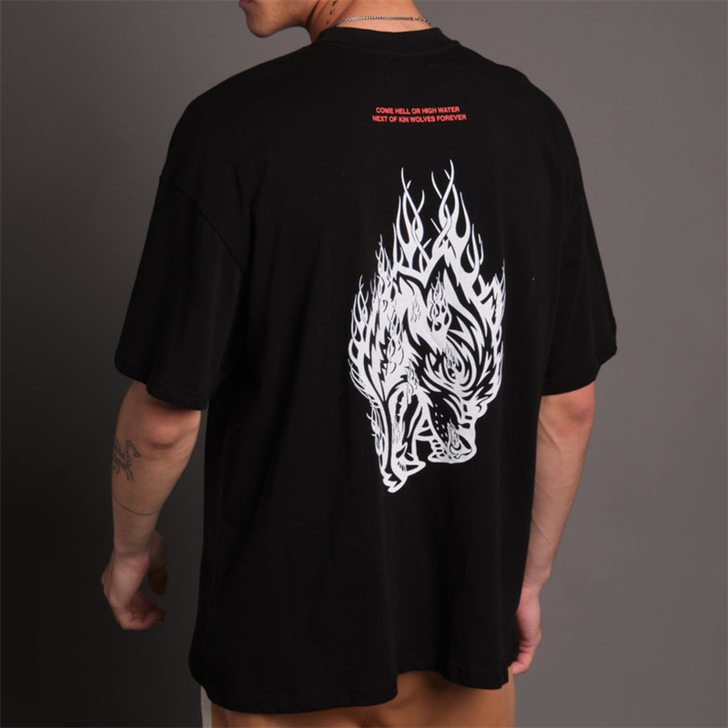 Hip Hop Oversize M-3XL Men Loose Fitness T Shirt Fashion Gym Running T-shirts Summer Gym Short Sleeve Cotton Casual Tees Tops 220707, Black
Hip Hop Oversize M-3XL Men Loose Fitness T Shirt Fashion Gym Running T-shirts Summer Gym Short Sleeve Cotton Casual Tees Tops 220707, Black