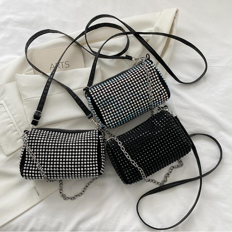 Evening Bags Korean Rhinestone Shoulder Messenger Bag Women Diamond Underarm Purse Handbags For Outdoor Shopping BusinessEvening, Black
Evening Bags Korean Rhinestone Shoulder Messenger Bag Women Diamond Underarm Purse Handbags For Outdoor Shopping BusinessEvening, Black