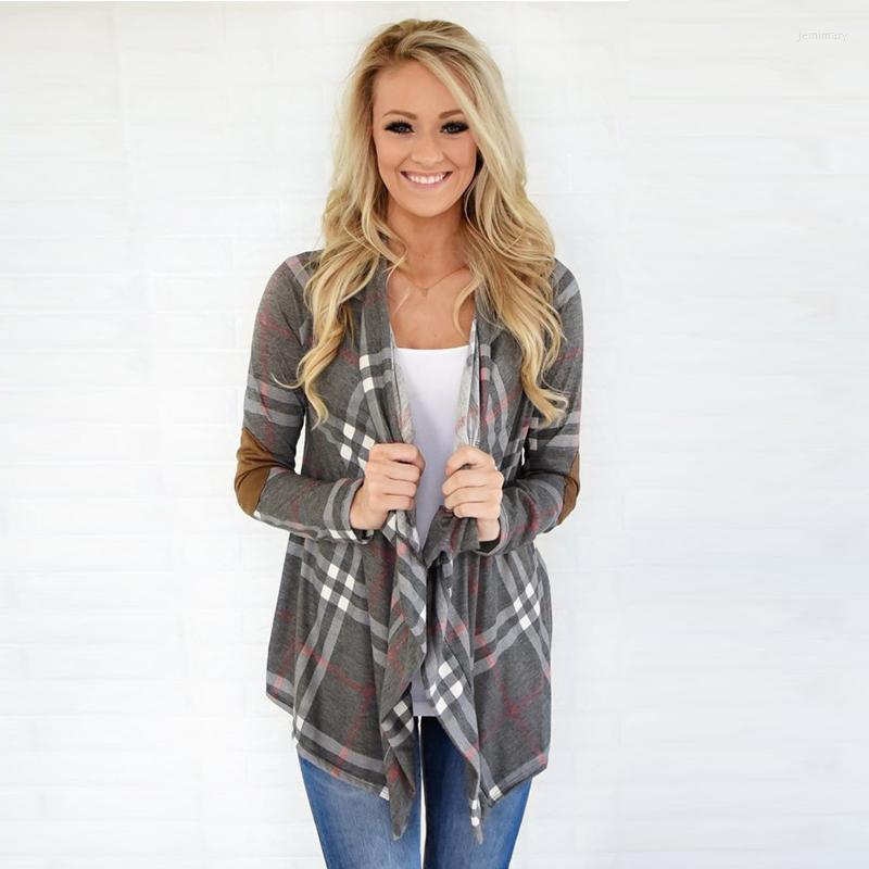 Women' Sweaters Women Autumn Plaid Cardigans Coat Top Female Casual Asymetrical Open Front Tops Feminino Jemi22, Black
Women' Sweaters Women Autumn Plaid Cardigans Coat Top Female Casual Asymetrical Open Front Tops Feminino Jemi22, Black