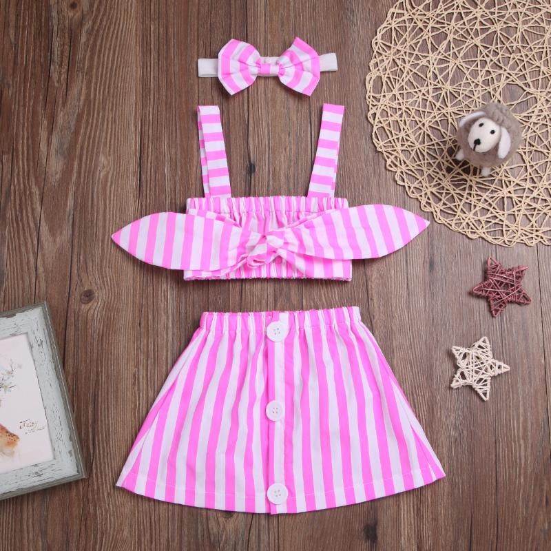 Clothing Sets 2022 Summer Baby Girl Costume Outfits Cute Striped Clothes Sleeveless Crop Top With Skirt Headband Set For Party Po Props, Pink
Clothing Sets 2022 Summer Baby Girl Costume Outfits Cute Striped Clothes Sleeveless Crop Top With Skirt Headband Set For Party Po Props, Pink