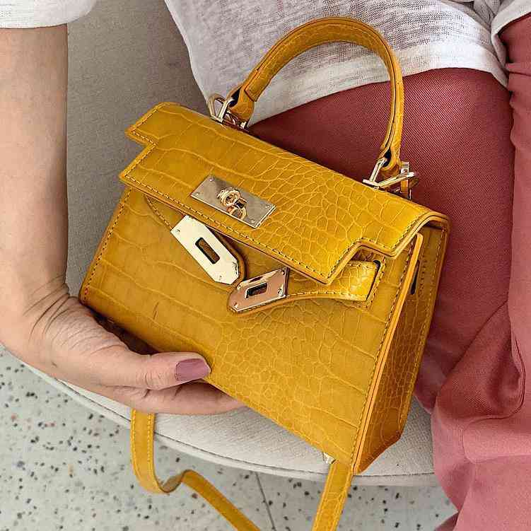 Purses Outlet super fire small satchel summer portable sling one shoulder fairy bag female cross, Yellow
Purses Outlet super fire small satchel summer portable sling one shoulder fairy bag female cross, Yellow