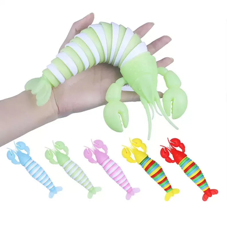 New Fidget Toy 3D Articulated Sticky Stretch Lobster Fidgets Toys for Kids Adults Autistic ADHD Anxiety Relief T0510 
New Fidget Toy 3D Articulated Sticky Stretch Lobster Fidgets Toys for Kids Adults Autistic ADHD Anxiety Relief T0510