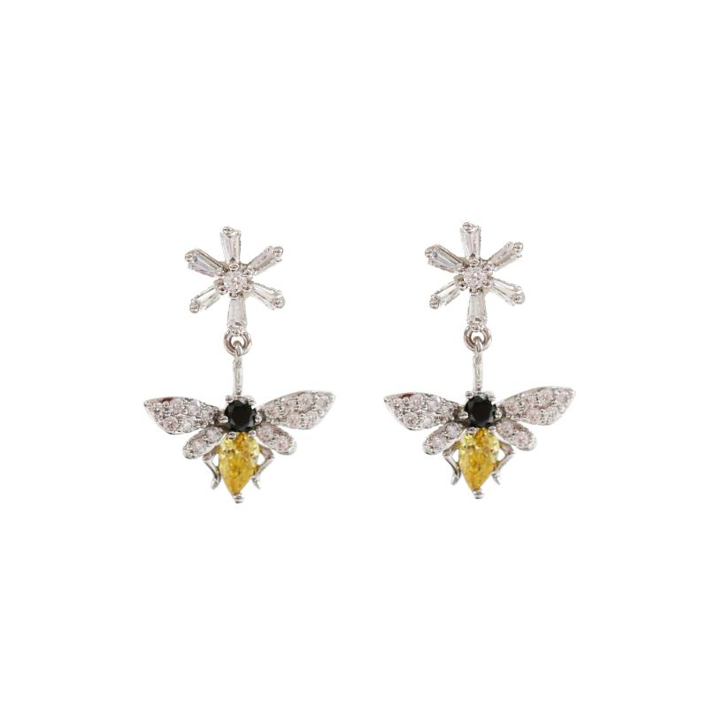 Dangle & Chandelier Trendy Bees Animal Zircon Women Earrings For Birthday Gift Copper Alloy Factory Shop Wholesale PriceDangle
Dangle & Chandelier Trendy Bees Animal Zircon Women Earrings For Birthday Gift Copper Alloy Factory Shop Wholesale PriceDangle