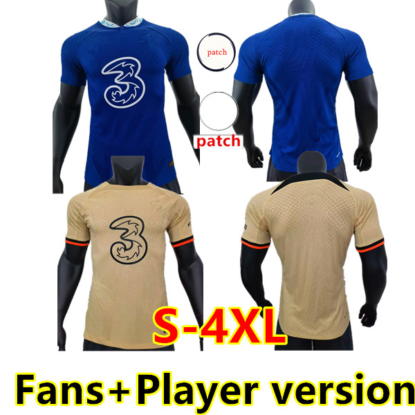 S- 22 23 CFC Soccer Jersey Champions LUKAKU PULISIC MOUNT HAVERTZ ZIYECH CHILWELL 2022 2023 football shirt fans Player version WERNER HUDSON ODOI KANTE uniform, 22/23 home woman