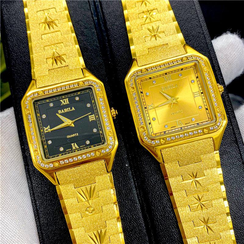 Wristwatches Watch 24K Gold Men Square Big Dial European Retro Carved Diamonds Crystal Lady Watches TechnologyWristwatches
Wristwatches Watch 24K Gold Men Square Big Dial European Retro Carved Diamonds Crystal Lady Watches TechnologyWristwatches