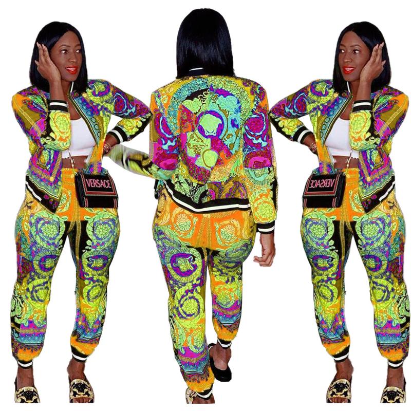 Women' Two Piece Pants Ly5101 Autumn And Winter Fashion Suit Colorful Positioning Printing Casual Jacket SetWomen, Colorful-silver
Women' Two Piece Pants Ly5101 Autumn And Winter Fashion Suit Colorful Positioning Printing Casual Jacket SetWomen, Colorful-silver