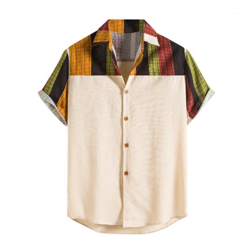 Men's Casual Shirts Plaid Print Fashion Shirt Summer Printed Cotton-linen Short Sleeve Top Blouse Vacation Lapel Streetwear, Khaki
Men's Casual Shirts Plaid Print Fashion Shirt Summer Printed Cotton-linen Short Sleeve Top Blouse Vacation Lapel Streetwear, Khaki