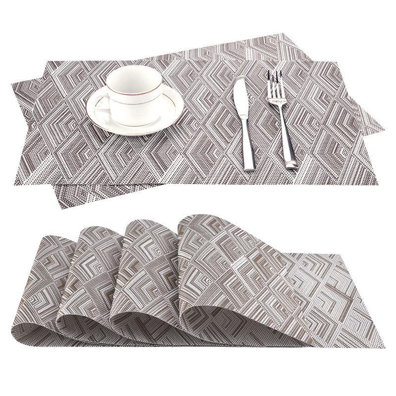 Mats & Pads 6Pcs/set Anti-slip Dining Table Placemats Home Kitchen Heat Insulated Weave Tablecloth
Mats & Pads 6Pcs/set Anti-slip Dining Table Placemats Home Kitchen Heat Insulated Weave Tablecloth