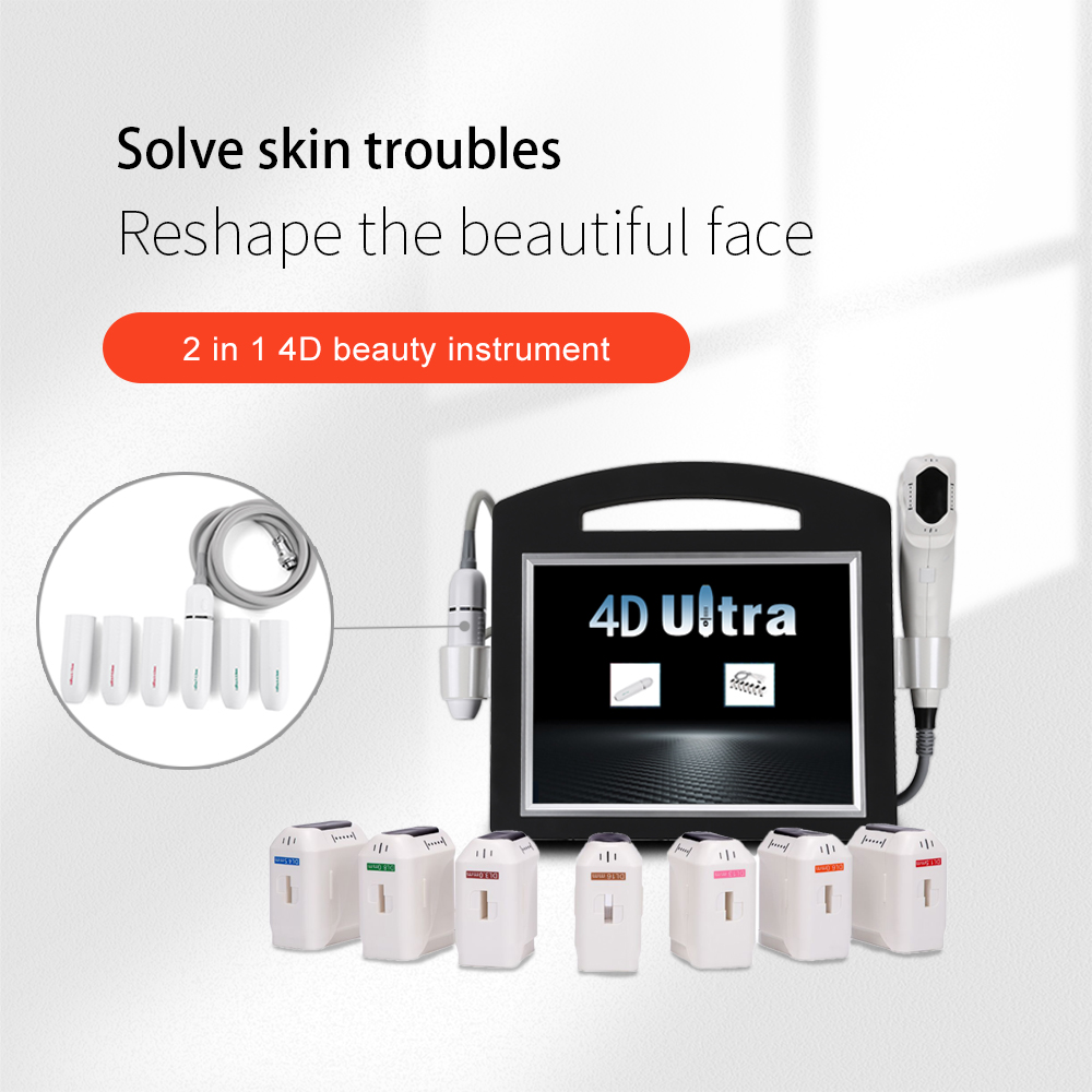 Professional mini 4d hifu 12Lines technology face body slimming portable hifu v max skin tightening and firming