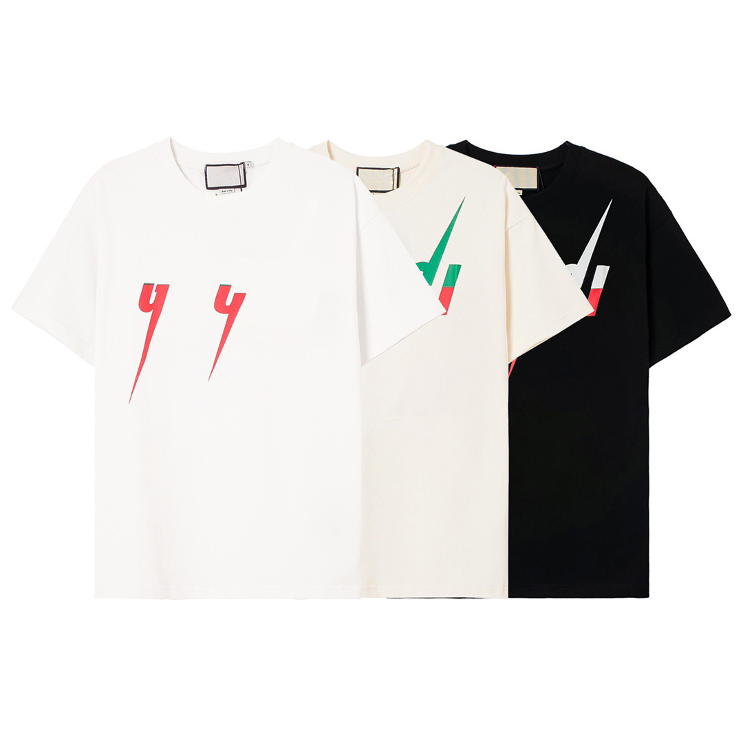 designer Women's monogrammed men's and neutral tops G classic summer breathable t-shirts fashion style short-sleeved round neck, White
designer Women's monogrammed men's and neutral tops G classic summer breathable t-shirts fashion style short-sleeved round neck, White