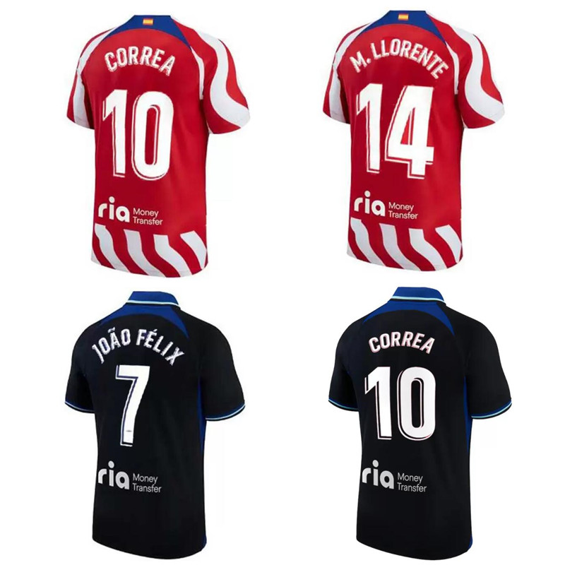 Top 22 23 GRIEZMANN Jerseys M. LLORENTE KOKE Soccer jersey 2022 2023 LEMAR CARRASCO football shirt SUAREZ JOAO FELIX Atletico maillot de foot, Atleticomadrid2223home(c)
Top 22 23 GRIEZMANN Jerseys M. LLORENTE KOKE Soccer jersey 2022 2023 LEMAR CARRASCO football shirt SUAREZ JOAO FELIX Atletico maillot de foot, Atleticomadrid2223home(c)