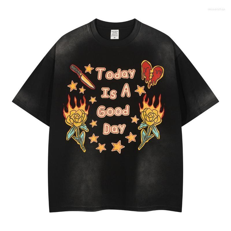 Men's T-Shirts Washed T-Shirt Men Oversized Summer Letter Burning Flower Printed T Shirt Hip Hop Streetwear Men's Vintage Cotton Top Tee, Black
Men's T-Shirts Washed T-Shirt Men Oversized Summer Letter Burning Flower Printed T Shirt Hip Hop Streetwear Men's Vintage Cotton Top Tee, Black