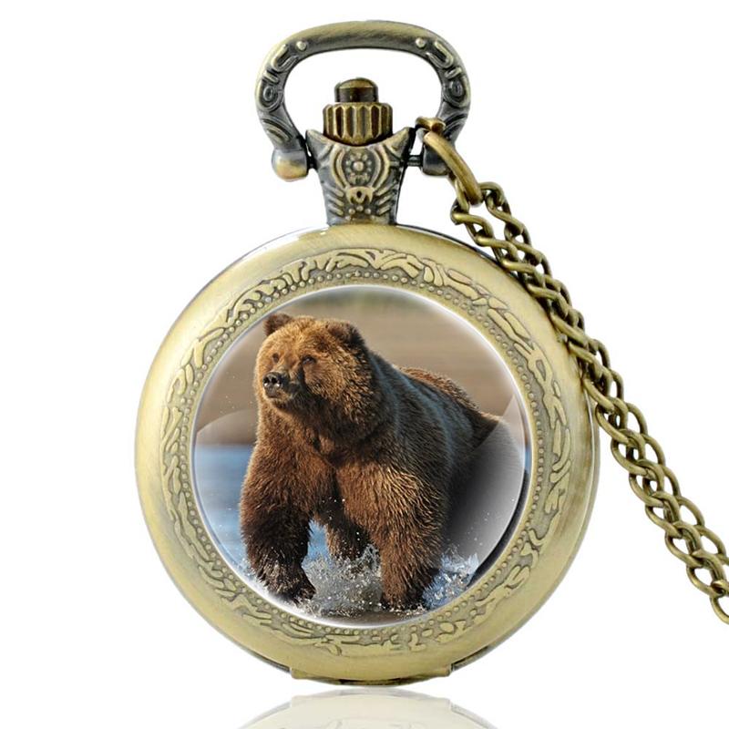 Pocket Watches Cool Russian Bear Glass Cabochon Quartz Watch Vintage Men Women Pendant Necklace GiftsPocket, Black
Pocket Watches Cool Russian Bear Glass Cabochon Quartz Watch Vintage Men Women Pendant Necklace GiftsPocket, Black