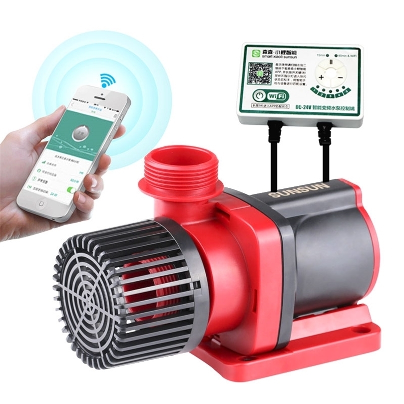 SUNSUN DC variable frequency water pump flow adjustable submersible pump high lift fish tank silent pump DCP DC JDP 18000 220510