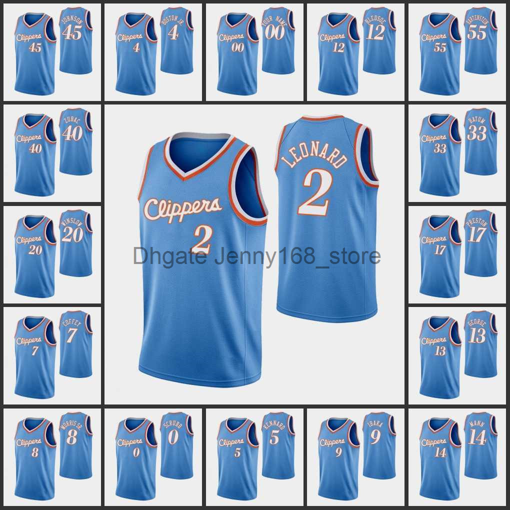 Printed Los Angeles Clippers''Men Paul George Kawhi Leonard Jason Preston Jason Preston 75th Anniversary Custom City Blue Edition Jersey
Printed Los Angeles Clippers''Men Paul George Kawhi Leonard Jason Preston Jason Preston 75th Anniversary Custom City Blue Edition Jersey
