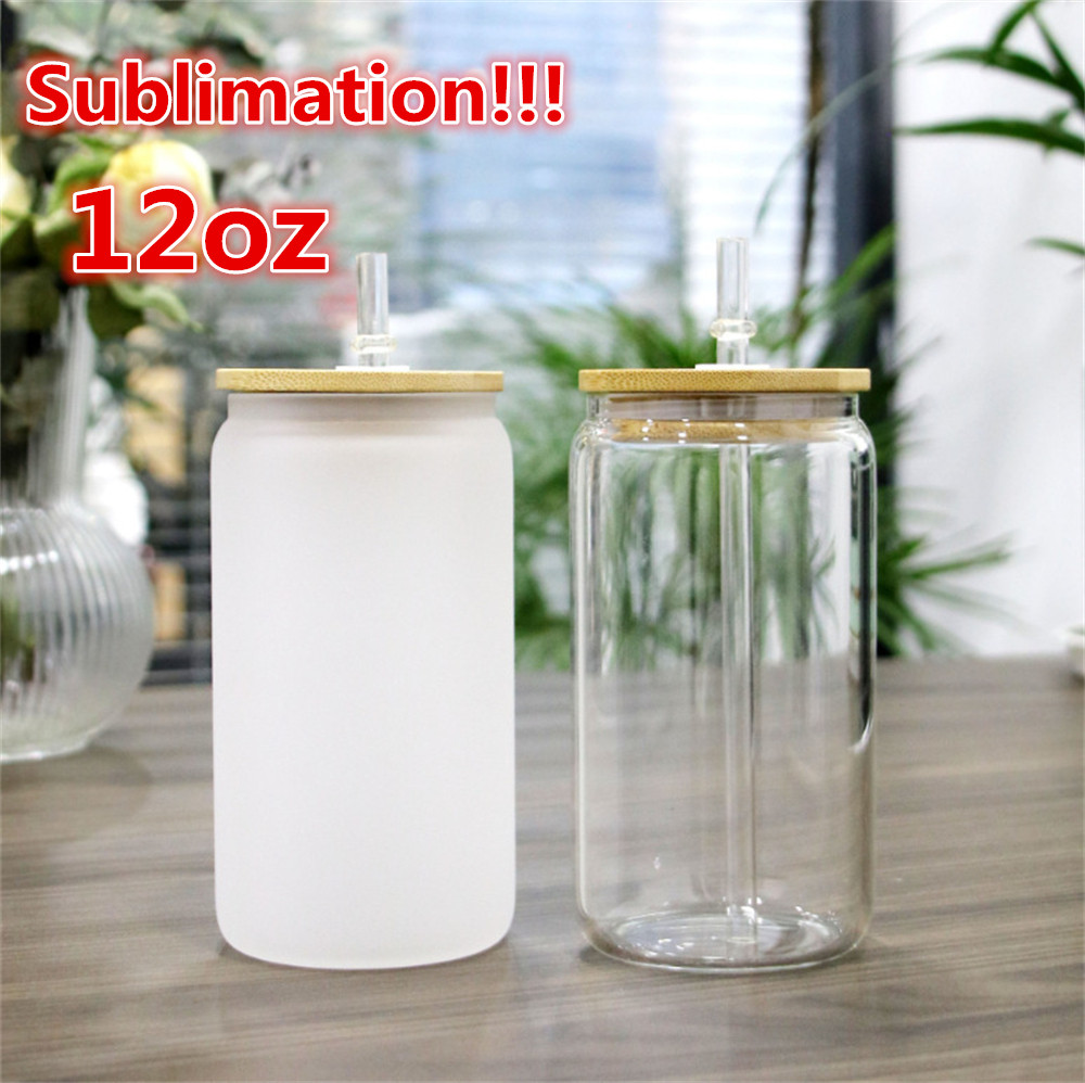 2 Days Delivery 12oz Sublimation Glass Beer Tumblers Glass Water Bottle Beer Can Glass Mugs Drinking Glasses With Bamboo Lid And Reusable Straw Iced Coffee Cups
2 Days Delivery 12oz Sublimation Glass Beer Tumblers Glass Water Bottle Beer Can Glass Mugs Drinking Glasses With Bamboo Lid And Reusable Straw Iced Coffee Cups