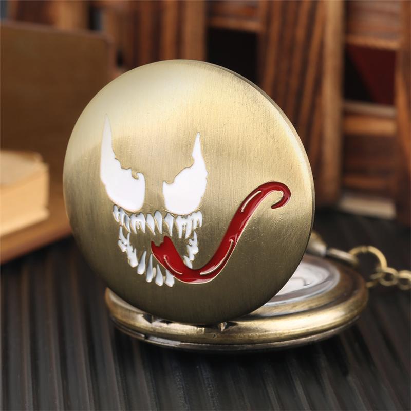 Pocket Watches Bronze Pendant Watch Quartz Evil Spririt Long Tongue Design Full Necklace Fob Clock Steampunk For Men Women, Without box
Pocket Watches Bronze Pendant Watch Quartz Evil Spririt Long Tongue Design Full Necklace Fob Clock Steampunk For Men Women, Without box