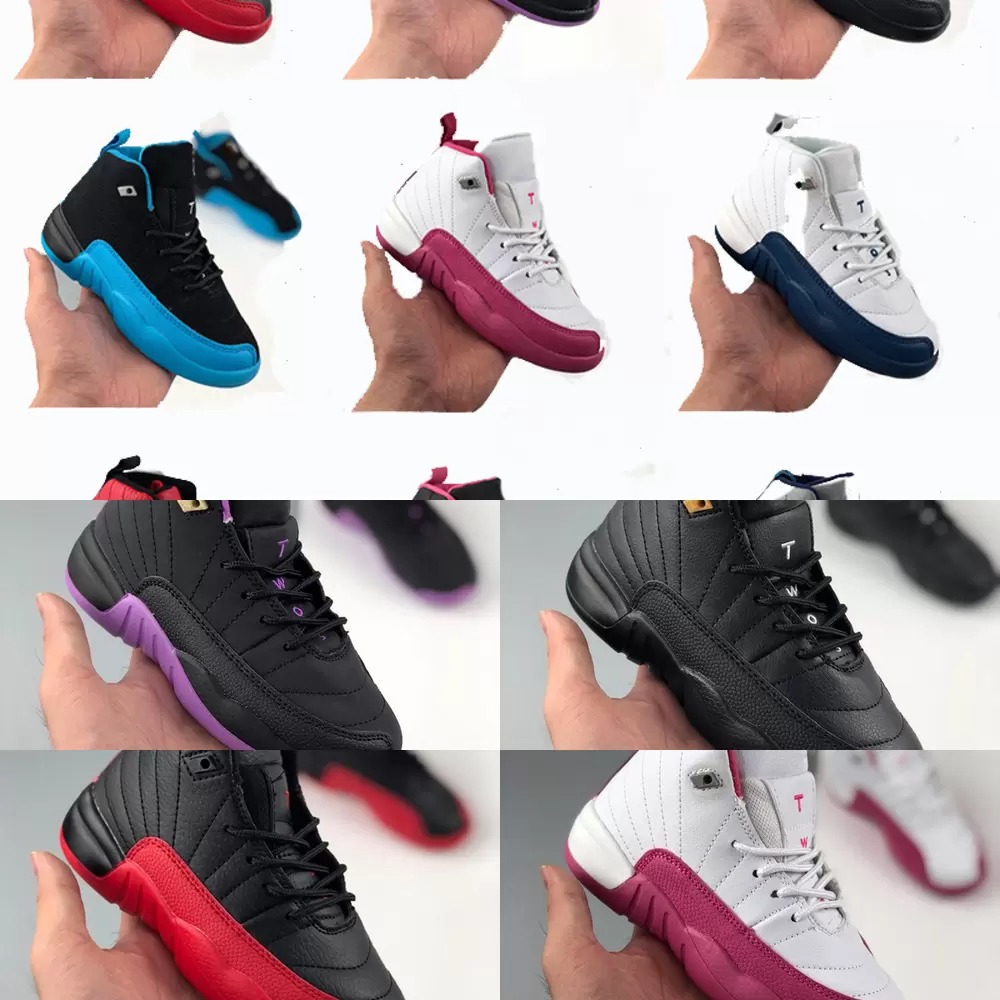 Kids Hot Basketball Shoes 12s XII Taxi Dark Grey Vivid Pink French Blue Gym Red the Master Flu Game Children Kids Girls Sneaker
Kids Hot Basketball Shoes 12s XII Taxi Dark Grey Vivid Pink French Blue Gym Red the Master Flu Game Children Kids Girls Sneaker