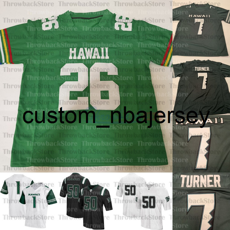 Custom Hawaii College Football Jerseys 13 Cole McDonald 26 Miles Reed 6 Cedric Byrd II, Black i
Custom Hawaii College Football Jerseys 13 Cole McDonald 26 Miles Reed 6 Cedric Byrd II, Black i