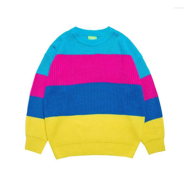 Men's Sweaters 2022 Korean Fashion Rainbow Striped Men Stylish Jumper Sweater Casual Knitwear Kpop Women Loose Pullover Lounge Wear Pull Fem, Purple
Men's Sweaters 2022 Korean Fashion Rainbow Striped Men Stylish Jumper Sweater Casual Knitwear Kpop Women Loose Pullover Lounge Wear Pull Fem, Purple