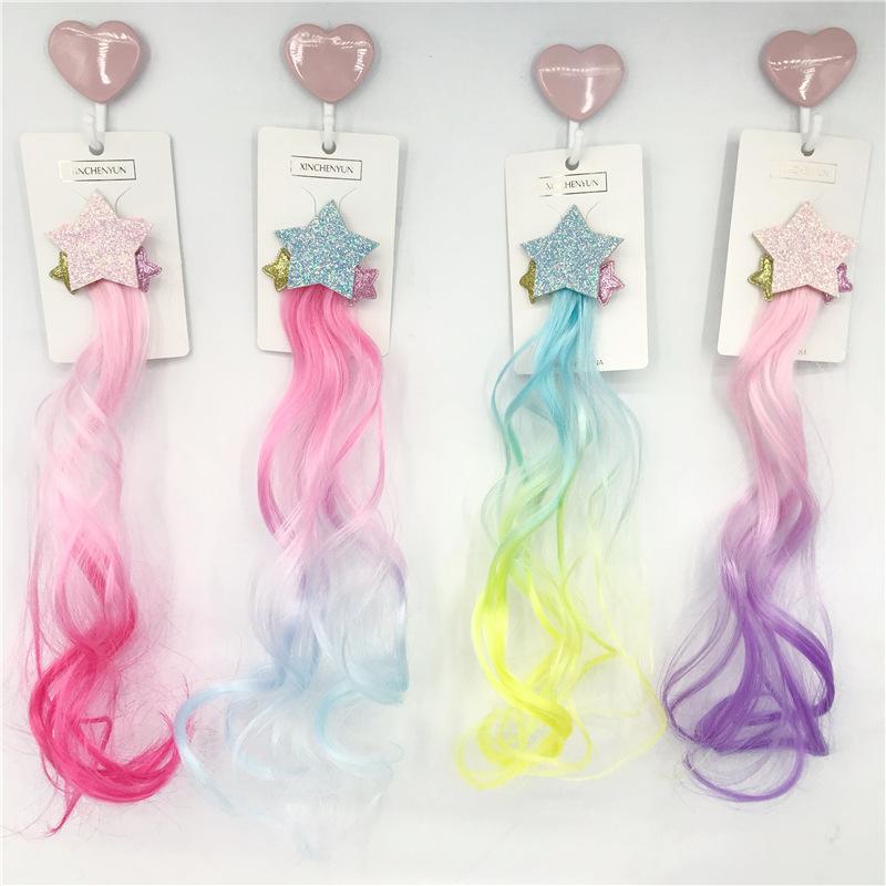 Hair Accessories Cheer Bows Cute Girls Star Wigs Hairpins Ponytail Kids Rainbow Lovely Clip For Braider AccessoriesHair
Hair Accessories Cheer Bows Cute Girls Star Wigs Hairpins Ponytail Kids Rainbow Lovely Clip For Braider AccessoriesHair