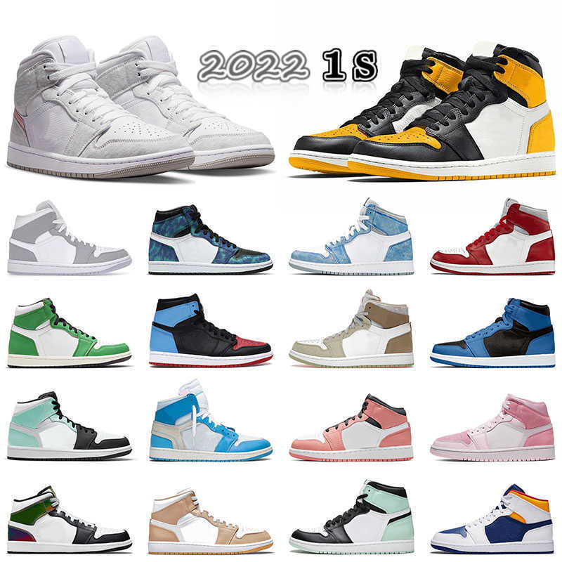 Fashion Yellow Toe High Sneakers 1s Mens Basketball Shoes 2022 Hot Jumpman 1 Mid Light Iron Ore Dark Chocolate High OG Tie Dye Shadow Black, H15 36-46 heat-reactive
Fashion Yellow Toe High Sneakers 1s Mens Basketball Shoes 2022 Hot Jumpman 1 Mid Light Iron Ore Dark Chocolate High OG Tie Dye Shadow Black, H15 36-46 heat-reactive
