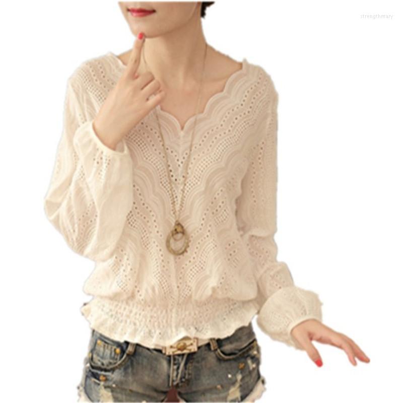 Women's Blouses & Shirts Spring 2022 Long-sleeved Lace Shirt V Neck Doll Blouse Hollowed-out UndershirtWomen's Stre22, Long sleeve
Women's Blouses & Shirts Spring 2022 Long-sleeved Lace Shirt V Neck Doll Blouse Hollowed-out UndershirtWomen's Stre22, Long sleeve