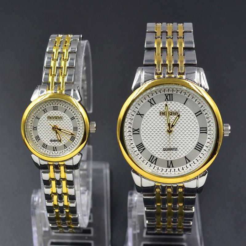 Wristwatches Fashion Wrist Watch Women's Men's Couple Lovers' Style Round Metal Alloy Band Quartz Watches 8872Wristwatches, Man gold gold
Wristwatches Fashion Wrist Watch Women's Men's Couple Lovers' Style Round Metal Alloy Band Quartz Watches 8872Wristwatches, Man gold gold