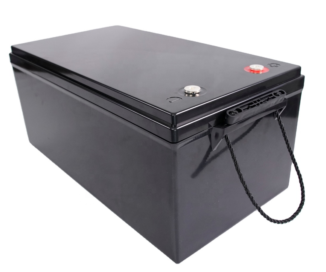 12V 200Ah Plus LiFePO4 Battery pack Built-in 200A BMS,Deep Cycle Rechargeable Lithium Battery,10 Years Lifetime, for Home Power Storage, Solar System,