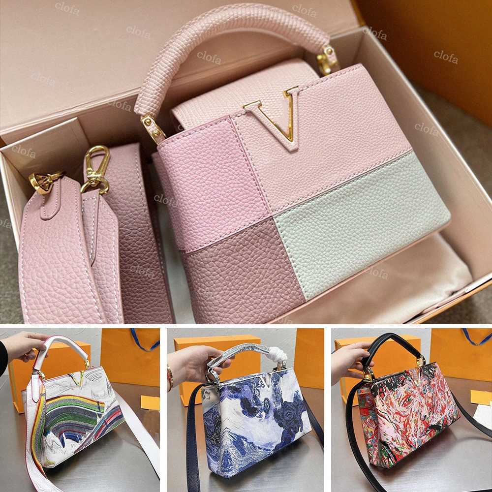 7A+Womens Capucines Handbag Lady Tote Crossbody Designer Bag Colorful Painting Litchee Genuine Leather HandBags Fashion Letter Flap
7A+Womens Capucines Handbag Lady Tote Crossbody Designer Bag Colorful Painting Litchee Genuine Leather HandBags Fashion Letter Flap