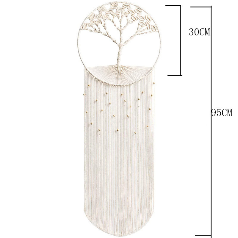 Boho Dream Catcher Macrame Big Size Dreamcatcher Nordic Style Home Decor Kids Room Wall Decoration Tree of Life Wall Hanging 220407