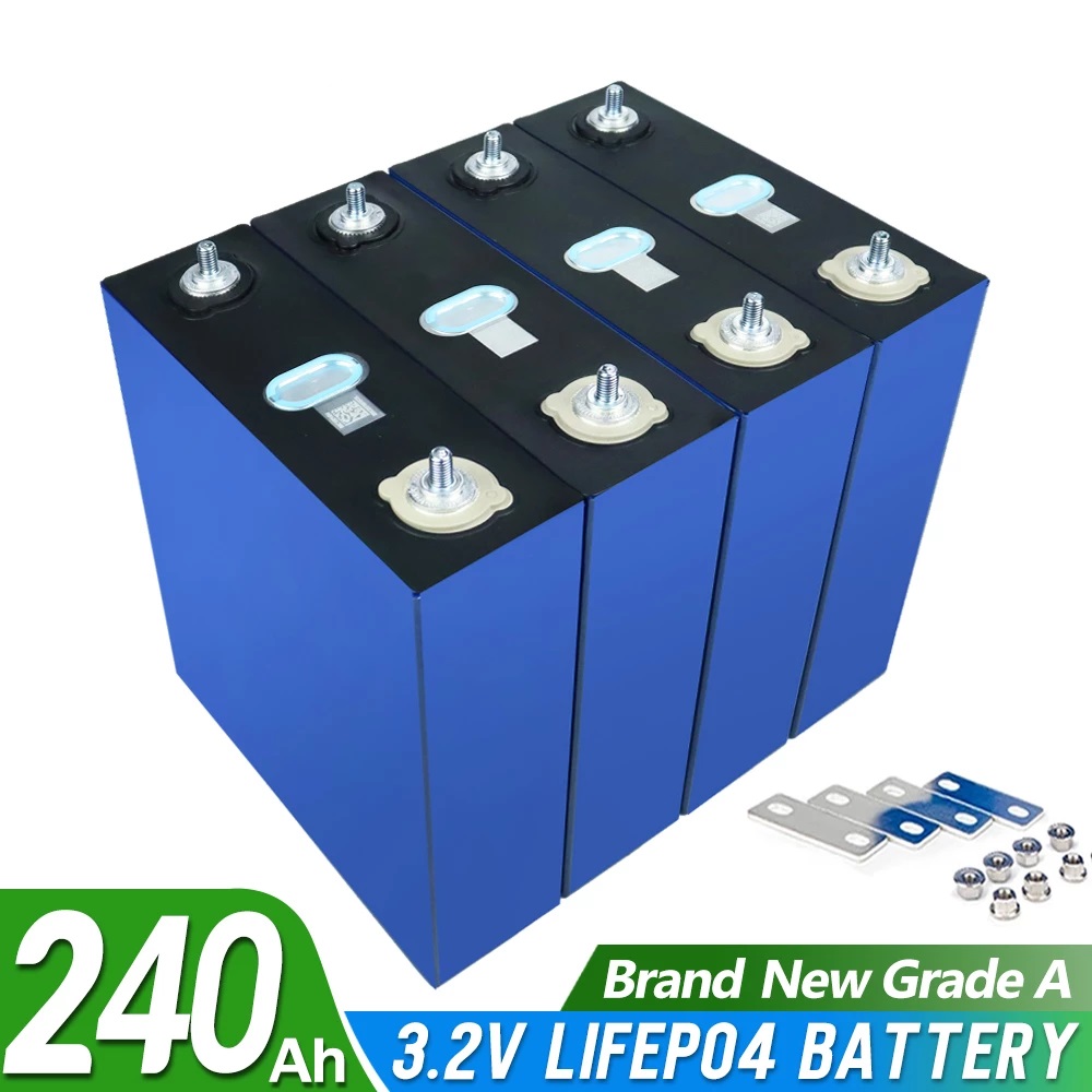 Grade A 3.2V Lifepo4 battery cell 320Ah 310Ah 280Ah 240Ah 202Ah 176Ah High Capacity Batteri BRAND NEW Lifepo4 Batteria Cycle 6000 Times RV With Busbar