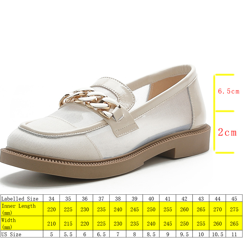 2022 Patent Leather Shoes Flats Women Loafers Air Mesh Breathable Summer Shoes Oxfords Shoes Chain Mary Jane Spring Autumn, Black leather
2022 Patent Leather Shoes Flats Women Loafers Air Mesh Breathable Summer Shoes Oxfords Shoes Chain Mary Jane Spring Autumn, Black leather