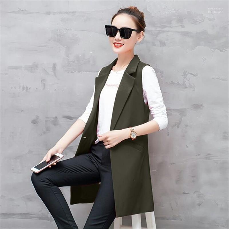 Women' Vests Women Elegant Pockets Button Sleevelescoat Turn-Down Collar Long Vest Office Lady Waistcoat Luci22, Black
Women' Vests Women Elegant Pockets Button Sleevelescoat Turn-Down Collar Long Vest Office Lady Waistcoat Luci22, Black