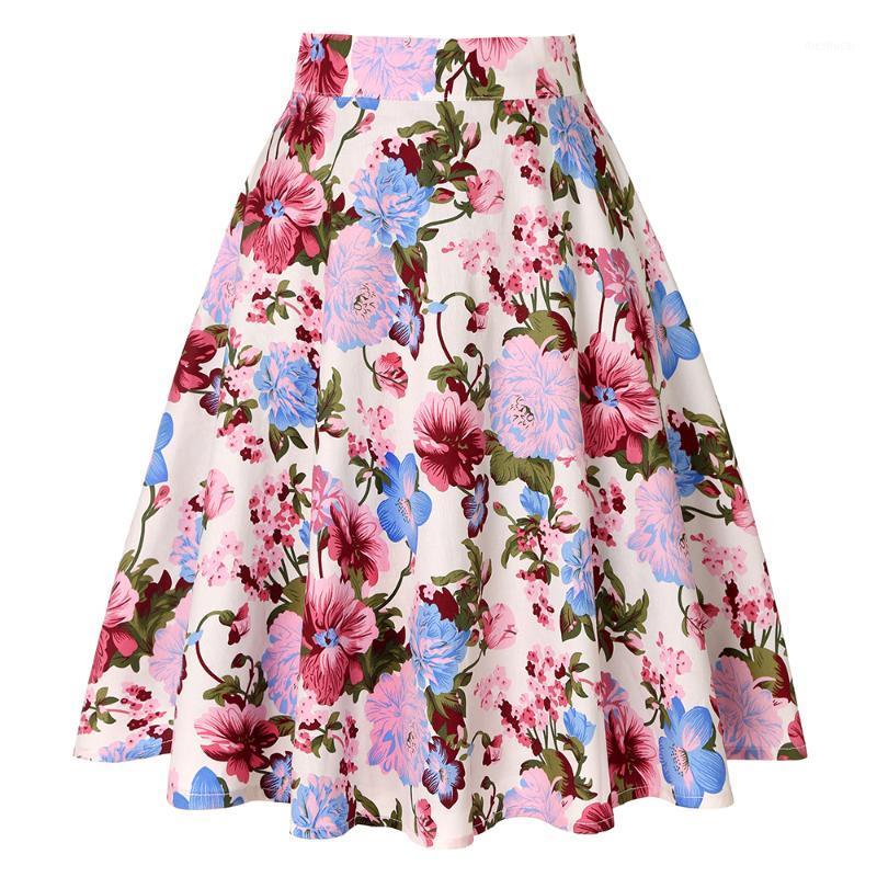 Skirts 2022 Vintage Floral Printed A Line Tunic Women High Waist Female 50s 60s Swing Rockabilly Spring Summer
Skirts 2022 Vintage Floral Printed A Line Tunic Women High Waist Female 50s 60s Swing Rockabilly Spring Summer