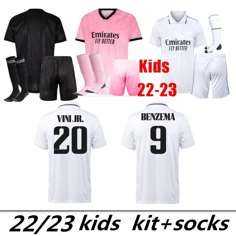 2022 kids kit 120th Y-3 black 22/23 Mbappe 2023 BENZEMA soccer jerseys football shirt VINI JR CAMAVINGA ALABA ASENSIO MODRIC VALVERDE camiseta goalkeeper pink, Y3
2022 kids kit 120th Y-3 black 22/23 Mbappe 2023 BENZEMA soccer jerseys football shirt VINI JR CAMAVINGA ALABA ASENSIO MODRIC VALVERDE camiseta goalkeeper pink, Y3
