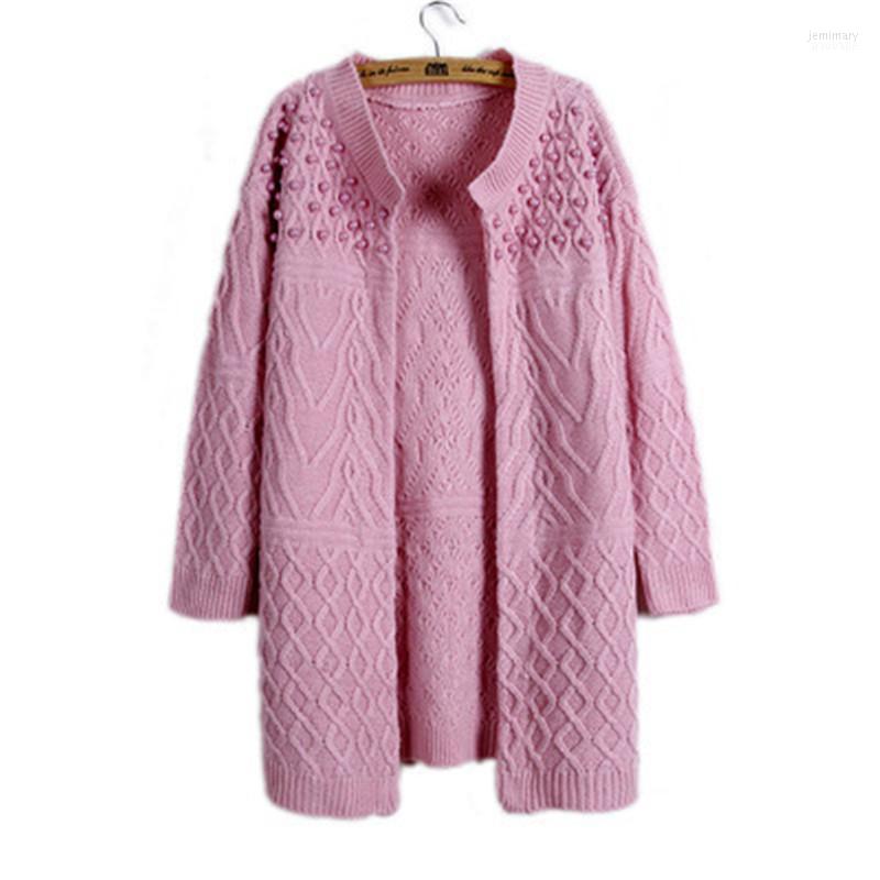 Women's Sweaters Pearl Beading Sweater 2022 Autumn Winter Twist Long Cardigan Women Casual Loose Fashion Jumper Warm Thick Coat Jemi22, Beige
Women's Sweaters Pearl Beading Sweater 2022 Autumn Winter Twist Long Cardigan Women Casual Loose Fashion Jumper Warm Thick Coat Jemi22, Beige